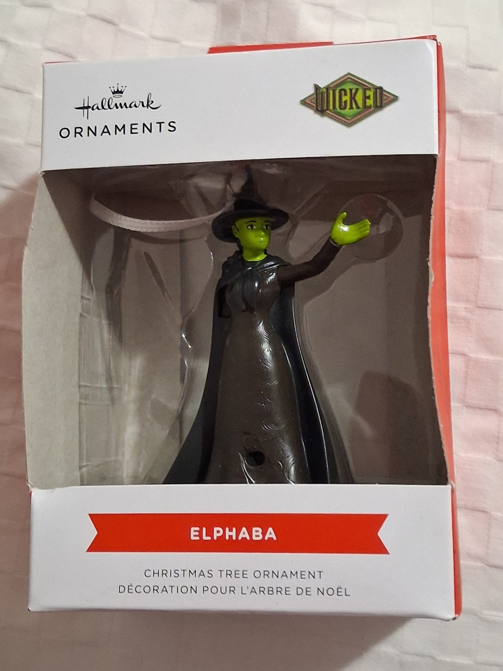 Hallmark Elphaba Green and Black Wicked Ornament